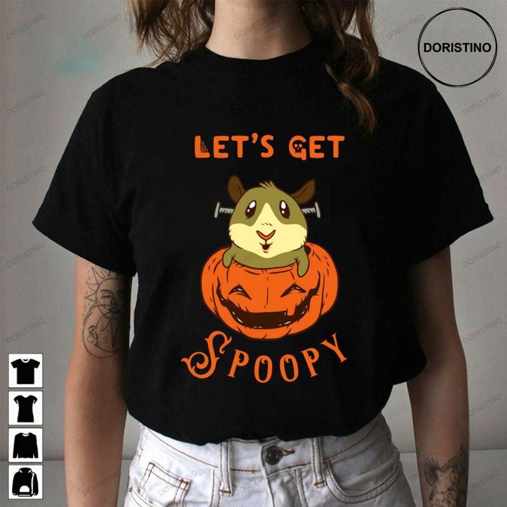 Lets Get Spoopy Halloween Hamster Limited Edition T-shirts